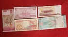Mixed Lot 5 Different World Paper Money Banknotes Currency Foreign  Unc