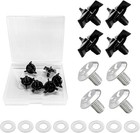 8 Pcs Universal Helmet Visor Screws And Bolts Kit Rubber Washerscolor  8 Pcs