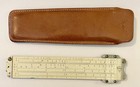 National Carbon Company Vintage Slide Rule R c  Pickett Model No  200 W case
