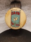 Old E-a-co Flour Scoop Pegasus Celluloid Button Everett Augmenbaugh Waseca Minn 