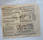 Vintage Craftaid No  2111 Wildlife Belt Leather Tooling Pattern Deer Bear Cabin