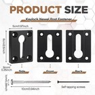 Shimeyao 4 Sets Newel Post Mounting Kit For Stair Railing Installation Heavy