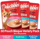 Hartz Delectables Bisque Variety Pack Lickable Cat Treat  30 Count  pack Of 1 