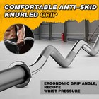 Olympic Ez Curl Barbell Bar  47  Curl Bar For Weight Lifting  Home Gym Weight   