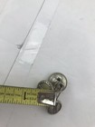 Vintage 3 Pc  Silver Engraved Button Embellishments Sewing Craft Scrapbook