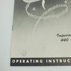 Admiral Television Imperial 440 Instruction Manual 50s Vintage