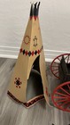 Vintage Marx Johnny West Covered Wagon W 1966 Horse Mike Hazard Teepee And More