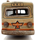 Vintage 1950s Yonezawa Condor Bus Tin Toy Japan Friction A b c  Rare Litho 8 5   