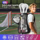 Arcoyard Extra Large Lacrosse Backpack With 2 Stick Holders  Professional Lac   