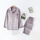 Pajama Set Luxury 100  Real Mulberry Silk Tracksuit Men s Pajamas Pajama Pants