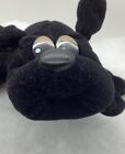 Vintage Pound Puppies Tonka Plush Stuffed 1986 Solid Black Puppy Pre-owned 