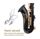 Eastrock Tenor Saxophone Black golden B Flat Tenor Sax Professional Saxophone   