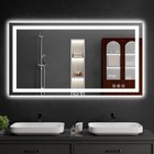 30 x48  Led Bathroom Mirror With Lights   Dimmable   anti-fog   bathroom Vanity M   
