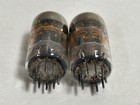 Lot Of  2  Vtg Bogen Rca Usa 12at7 Radio Vacuum Tube  a10 