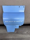 Seeburg Q100 Jukebox Left Mechanism Cover Select-o-matic Blue