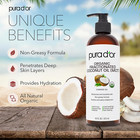 16 Oz Organic Fractionated Coconut Oil - Mct Oil - 100  Pure   Natural Usda Cert