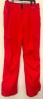 Grenade Red Snowboarding Pants Ski Mens Size Medium Snap And Zip Closures Read 