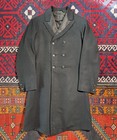 Antique 1890s 19th C  American Wool Frock Coat   Waistcoat Mens Suit Small  36r