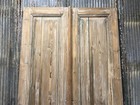 Antique French Double Doors  42x99  Raised Panel Doors  European Doors A452