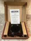 Bunn-o-matic Coffee Pot Plate Warmer Porcelain Finish Brown Model Bcw In Box