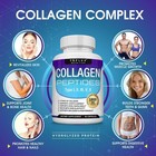 5-type Collagen Peptides 1800mg For Skin   Joint Health toplux Nutrition 90 Caps