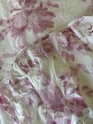 Pottery Barn Teen Loveshackfancy Damask Ruffle Full queen Duvet Cover Pre-owned