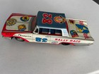 1961 Ford  82 Rally Race Car 10 5  Taiyo Japanese Tin Litho Friction