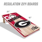 Georgia Bulldogs Cornhole Boards 2x4 Regulation Foldable Legs Resin Bags