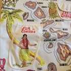 Vintage Aloha Hawaii Souvenir Travel Tote Bag Sunglass   Small Change Pockets