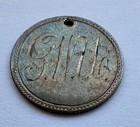 1875 Seated Liberty Dime Love Token     Engraved    gina        Birthday Gift For Gina