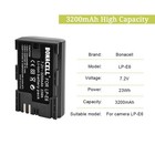 Pack Lp-e6 Battery dual Charger For Canon Eos 5d Mark Ii 80d 6d 70d 90d 60d New