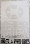 King Crimson- Thrak Promo Postcard 1995 Uk Royal Albert Hall Virgin Records Prog