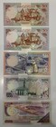 Somalia Somali Shillings Banknotes  lot Of 5  50 100 500 1000  1983-1990 