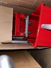 4 Gal Cleanerx Dual Bucket Side Press Mop Bucket And Wringer  Red  Polypropylene