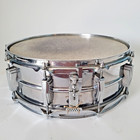 Vtg Ludwig Supraphonic Snare Drum 60s 1965  204772 Keystone Badge 10lug W case