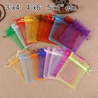 Organza Candy Bags Wedding Party Favor Gift Jewelry Pouch Sheer Decor