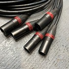 Lex 5 Pin Xlr Shield Data Cable 10 Ft   Lex Dmx-5p-10   Neutrik Lot Of 5