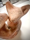 Vintage Colima Dancing Dogs Pottery Sculpture Mexico Folk Art Fair Condition
