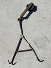 Vintage Butcher Meat Hook  With Pulley Trolley Hanger Slaughterhouse