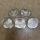 Lot Of 4 1878-1893 Cc Morgan Silver Dollars - Uncirculated Random Cc Year Coins