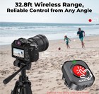 Aodelan Wireless Camera Record Button Remote Cold Shoe For Canon Sony Nikon