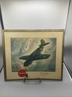 Original 1943 Coca-cola Ww 2 Hell Diver Sb2c-1 U s  Navy Dive Bomber Sign  rare 