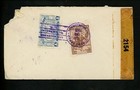 Postal History Salvador   El  587 c76 Wwii Censored 1943 San Salvador To Ny
