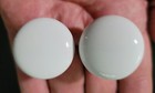 8 White 3 4 Inch Knobs   3 White 1   1 8 Knobs  All 1   1 4 Inch Diameter 