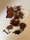 Vintage 1967 Marx Geronimo 12  Doll W  Accessories Johnny West Indian Chief