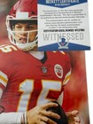 Autographed Chiefs Hand Signed Photo 8x10 Patrick Mahomes Bas Authentication