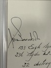James A  Goodson Signed Index Card With Inscriptions - Wwii Ace Pilot Psa Coa