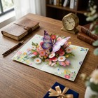 Beautiful Butterfly Pop Up Card     Ideal Mother s Day Gift
