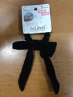3 Pack  Scunci Everyday Velvet Bowtie Scrunchie Hair Accessory Black  3609 -r4p5