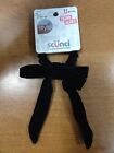 3 Pack  Scunci Everyday Velvet Bowtie Scrunchie Hair Accessory Black  3609  R4p4